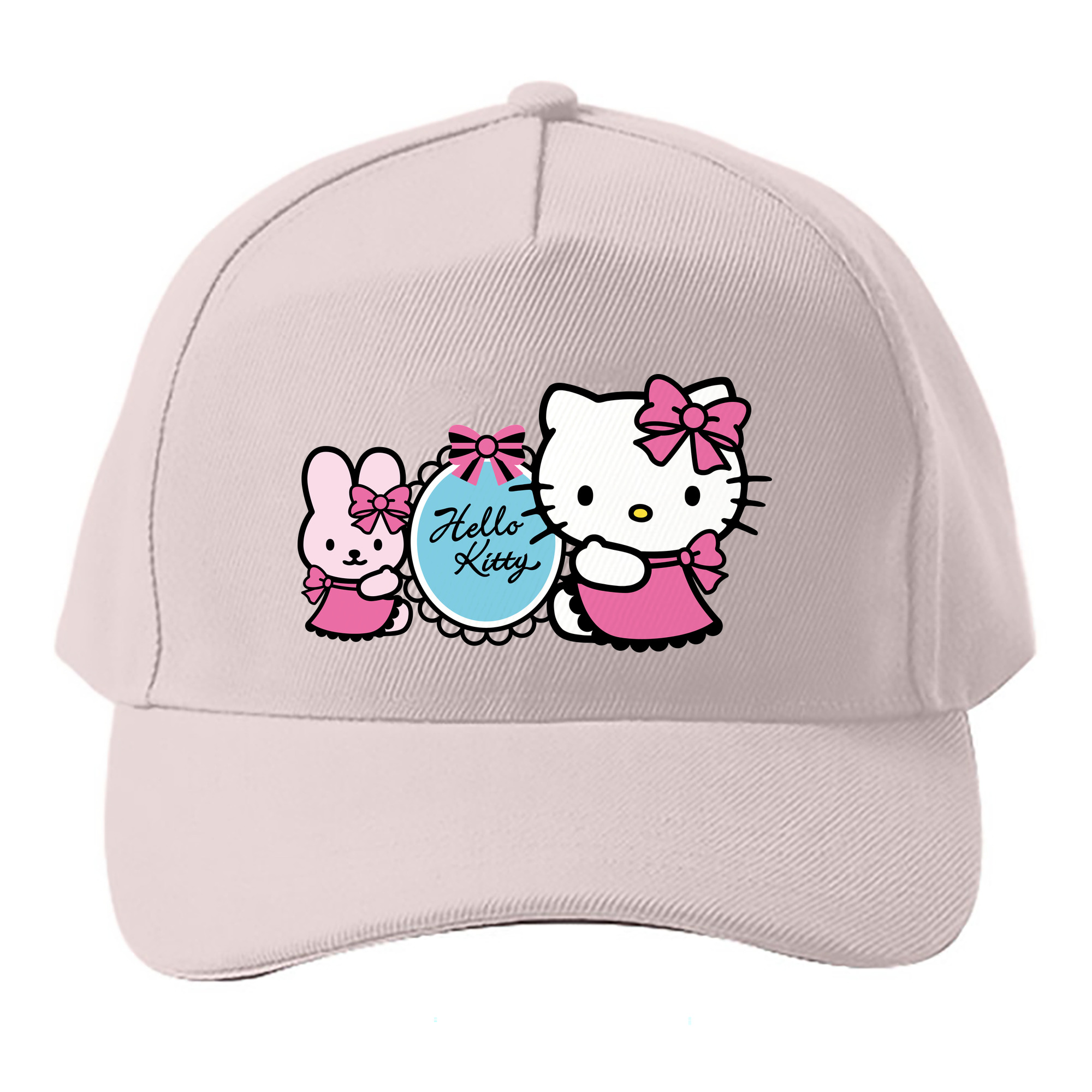 （画像用） Hello Kitty ハローキティ ベースボールキャップ 綿100％ 男女兼用 帽子 スポーツ